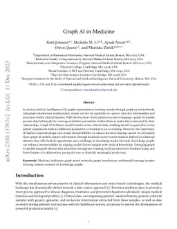 Graph AI in Medicine