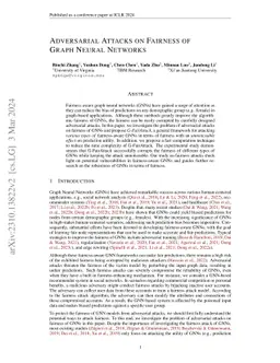 Adversarial Attacks on Fairness of Graph Neural Networks