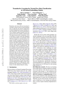 Transductive Learning for Textual Few-Shot Classification in API-based
  Embedding Models