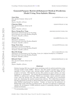 General-Purpose Retrieval-Enhanced Medical Prediction Model Using
  Near-Infinite History