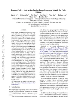 InstructCoder: Instruction Tuning Large Language Models for Code Editing