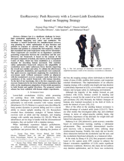 ExoRecovery: Push Recovery with a Lower-Limb Exoskeleton based on
  Stepping Strategy