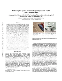 Enhancing the Spatial Awareness Capability of Multi-Modal Large Language
  Model