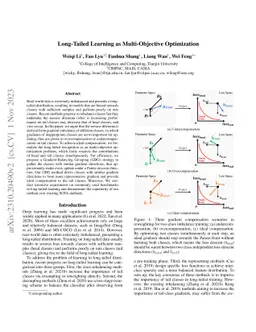 Long-Tailed Learning as Multi-Objective Optimization