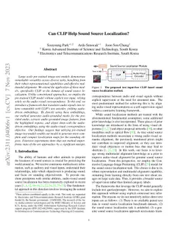 Can CLIP Help Sound Source Localization?