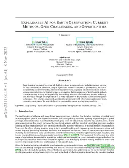 Explainable AI for Earth Observation: Current Methods, Open Challenges,
  and Opportunities