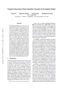 Pragmatic Reasoning Unlocks Quantifier Semantics for Foundation Models