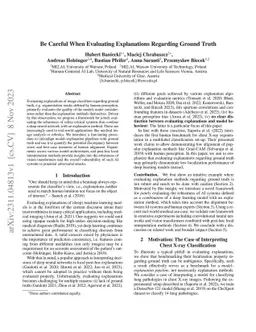 Be Careful When Evaluating Explanations Regarding Ground Truth