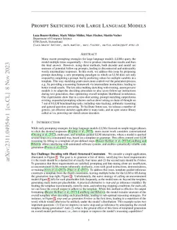 Prompt Sketching for Large Language Models