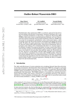 Outlier-Robust Wasserstein DRO