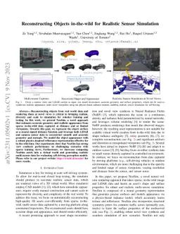 Reconstructing Objects in-the-wild for Realistic Sensor Simulation