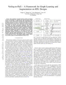 Verilog-to-PyG -- A Framework for Graph Learning and Augmentation on RTL
  Designs