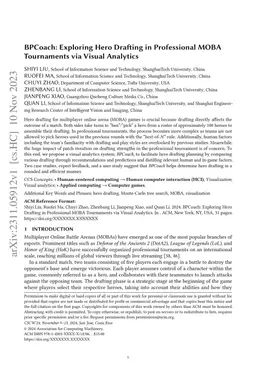 BPCoach: Exploring Hero Drafting in Professional MOBA Tournaments via
  Visual Analytics