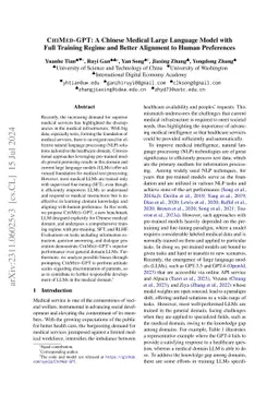 ChiMed-GPT: A Chinese Medical Large Language Model with Full Training
  Regime and Better Alignment to Human Preferences