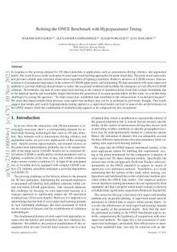 Refining the ONCE Benchmark with Hyperparameter Tuning