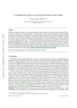 A comprehensive analysis of concept drift locality in data streams