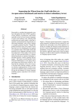 Separating the Wheat from the Chaff with BREAD: An open-source benchmark
  and metrics to detect redundancy in text