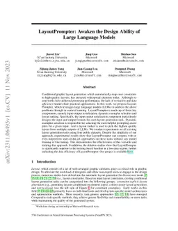 LayoutPrompter: Awaken the Design Ability of Large Language Models