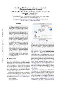 Knowledgeable Preference Alignment for LLMs in Domain-specific Question
  Answering