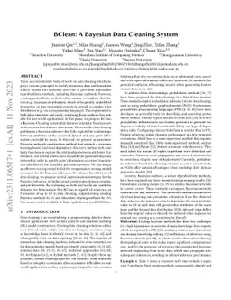 BClean: A Bayesian Data Cleaning System