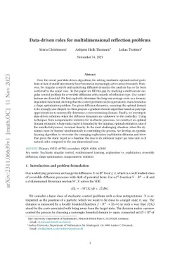 Data-driven rules for multidimensional reflection problems