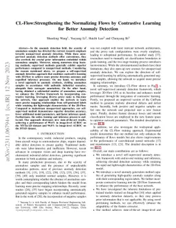 CL-Flow:Strengthening the Normalizing Flows by Contrastive Learning for
  Better Anomaly Detection