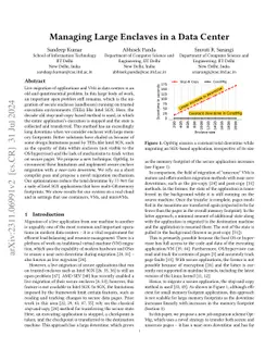 ConstMig: Enabling Secure Live Migration of Large Intel SGX-based applications