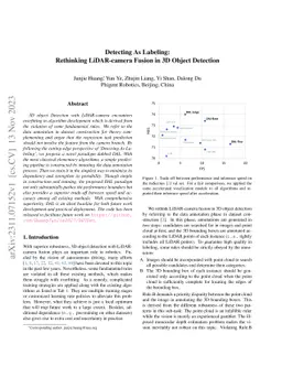 Detecting As Labeling: Rethinking LiDAR-camera Fusion in 3D Object
  Detection
