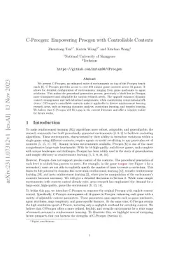 C-Procgen: Empowering Procgen with Controllable Contexts