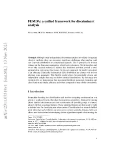 FEMDA: a unified framework for discriminant analysis