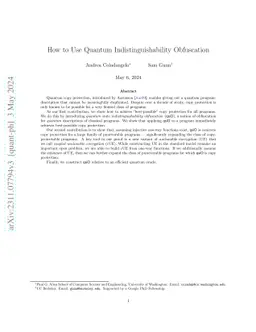 How to Use Quantum Indistinguishability Obfuscation