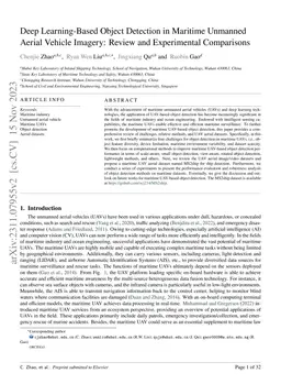 Deep Learning-Based Object Detection in Maritime Unmanned Aerial Vehicle
  Imagery: Review and Experimental Comparisons