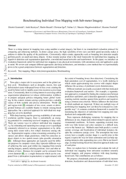 Benchmarking Individual Tree Mapping with Sub-meter Imagery