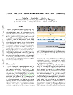 Rethink Cross-Modal Fusion in Weakly-Supervised Audio-Visual Video
  Parsing