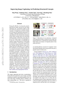 Improving Image Captioning via Predicting Structured Concepts