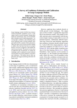 A Survey of Confidence Estimation and Calibration in Large Language
  Models