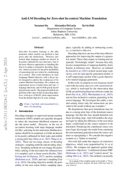 Anti-LM Decoding for Zero-shot In-context Machine Translation
