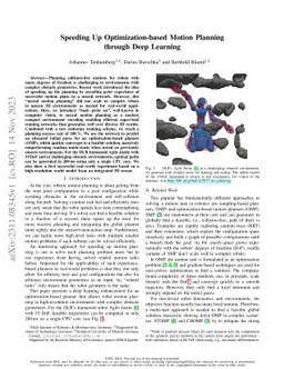 Speeding Up Optimization-based Motion Planning through Deep Learning