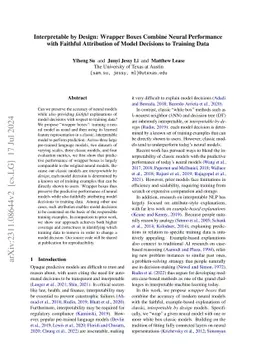 Interpretable by Design: Wrapper Boxes Combine Neural Performance with
  Faithful Attribution of Model Decisions to Training Data