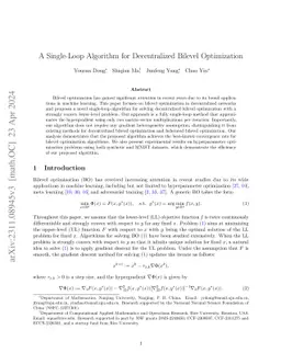 A Single-Loop Algorithm for Decentralized Bilevel Optimization