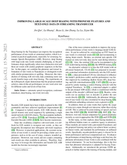 Improving Large-scale Deep Biasing with Phoneme Features and Text-only
  Data in Streaming Transducer