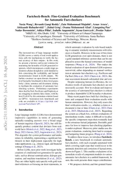 Factcheck-Bench: Fine-Grained Evaluation Benchmark for Automatic
  Fact-checkers