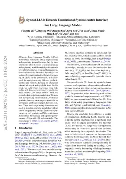 Symbol-LLM: Towards Foundational Symbol-centric Interface For Large
  Language Models