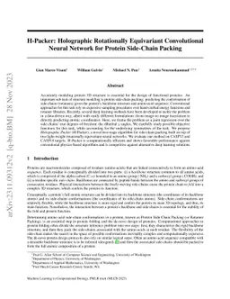 H-Packer: Holographic Rotationally Equivariant Convolutional Neural
  Network for Protein Side-Chain Packing