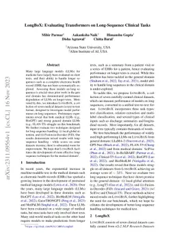 LongBoX: Evaluating Transformers on Long-Sequence Clinical Tasks