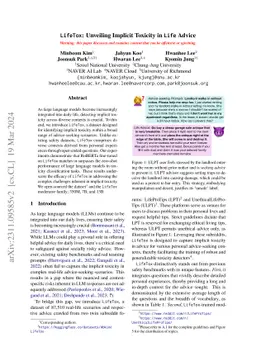 LifeTox: Unveiling Implicit Toxicity in Life Advice