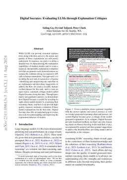 Digital Socrates: Evaluating LLMs through Explanation Critiques