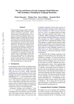 The Ups and Downs of Large Language Model Inference with Vocabulary
  Trimming by Language Heuristics