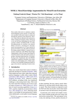 MOKA: Moral Knowledge Augmentation for Moral Event Extraction