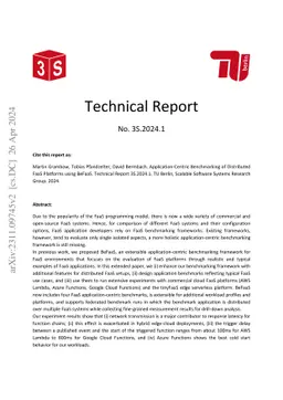 Application-Centric Benchmarking of Distributed FaaS Platforms using
  BeFaaS